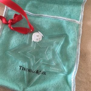 NWT Tiffany And Co crystal star ornament
